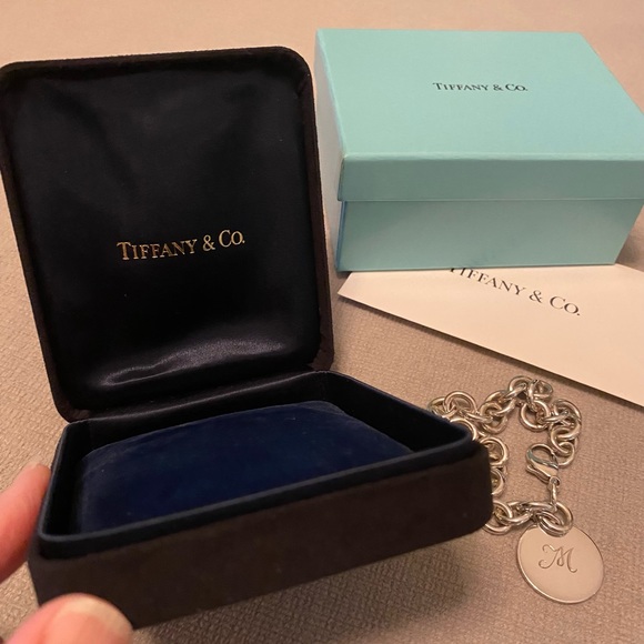 Tiffany & Co. EUC Sterling Silver .925 Circular Charm Bracelet - Picture 4 of 6